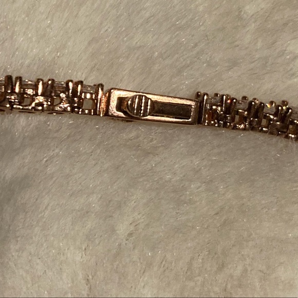 Rose Gold Tennis Necklace | The GLD Shop - Picture 7 of 11